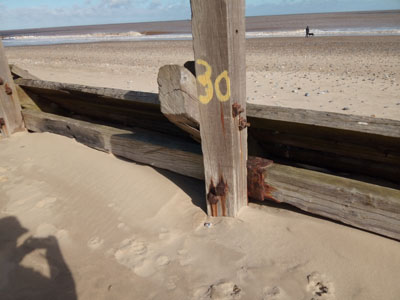 Cliffs near Bacton gas terminal